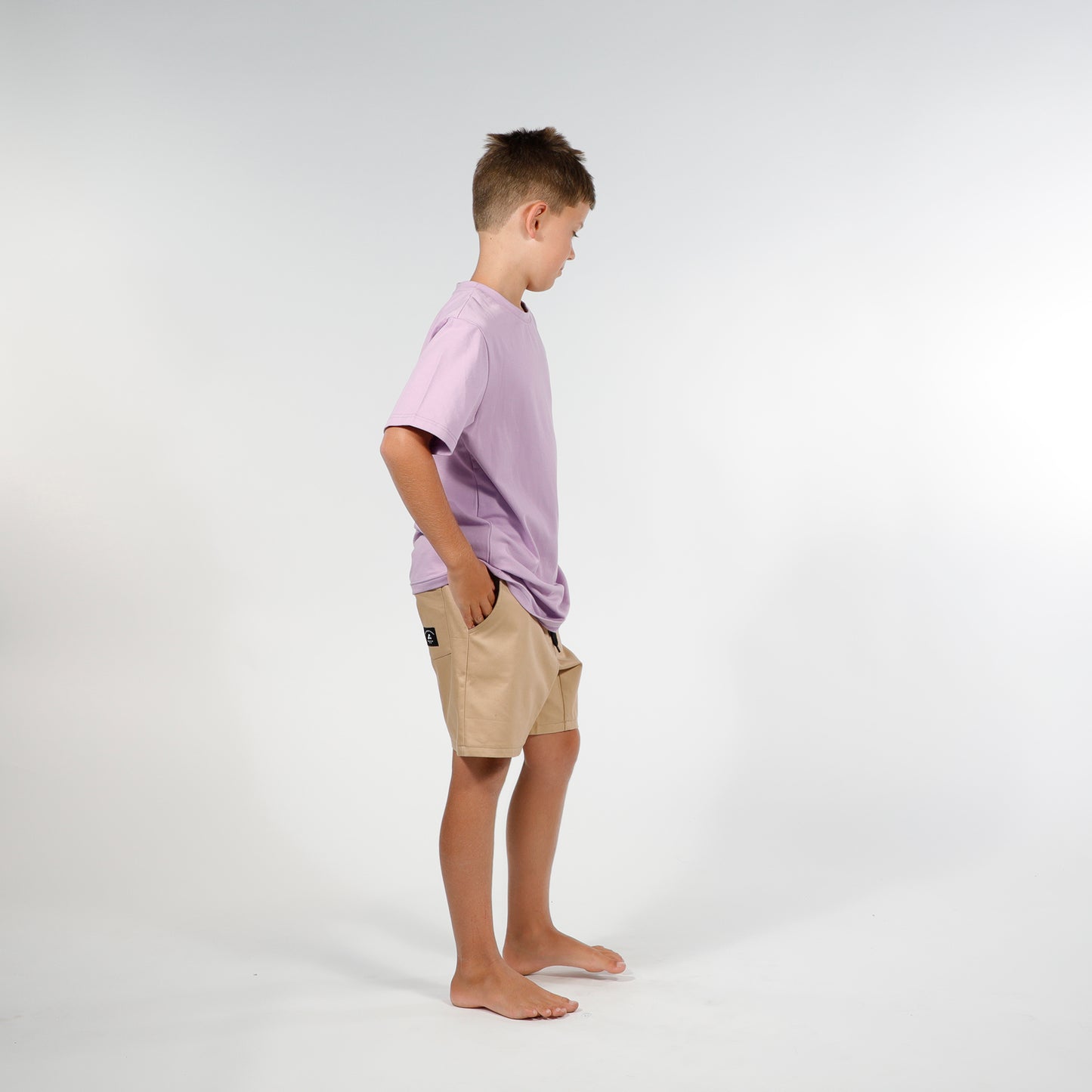 Hello Stranger Walk Short Tan