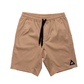 Hello Stranger Twill Walk Short Tan