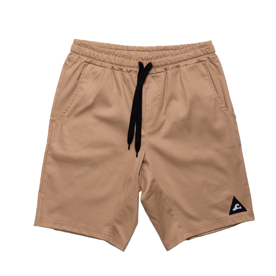 Hello Stranger Twill Walk Short Tan