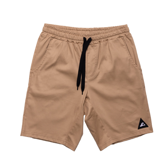 Hello Stranger Twill Walk Short Tan