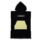 Hello Stranger Poncho Towel Black | Lime