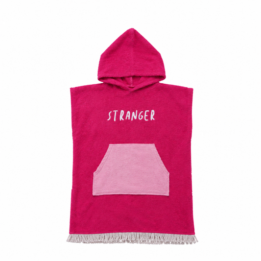 Hello Stranger Poncho Towel Fuchsia | Pink