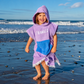 Hello Stranger Poncho Towel Purple | Blue