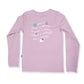 Hello Stranger Besties Long Sleeve Tee Purple