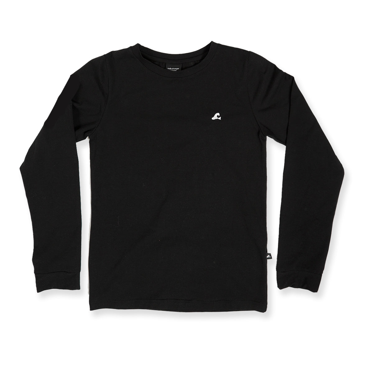 Hello Stranger Mermaid Long Sleeve Tee Black