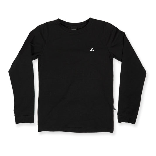 Hello Stranger Mermaid Long Sleeve Tee Black