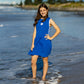 Hello Stranger Vacay Dress Blue