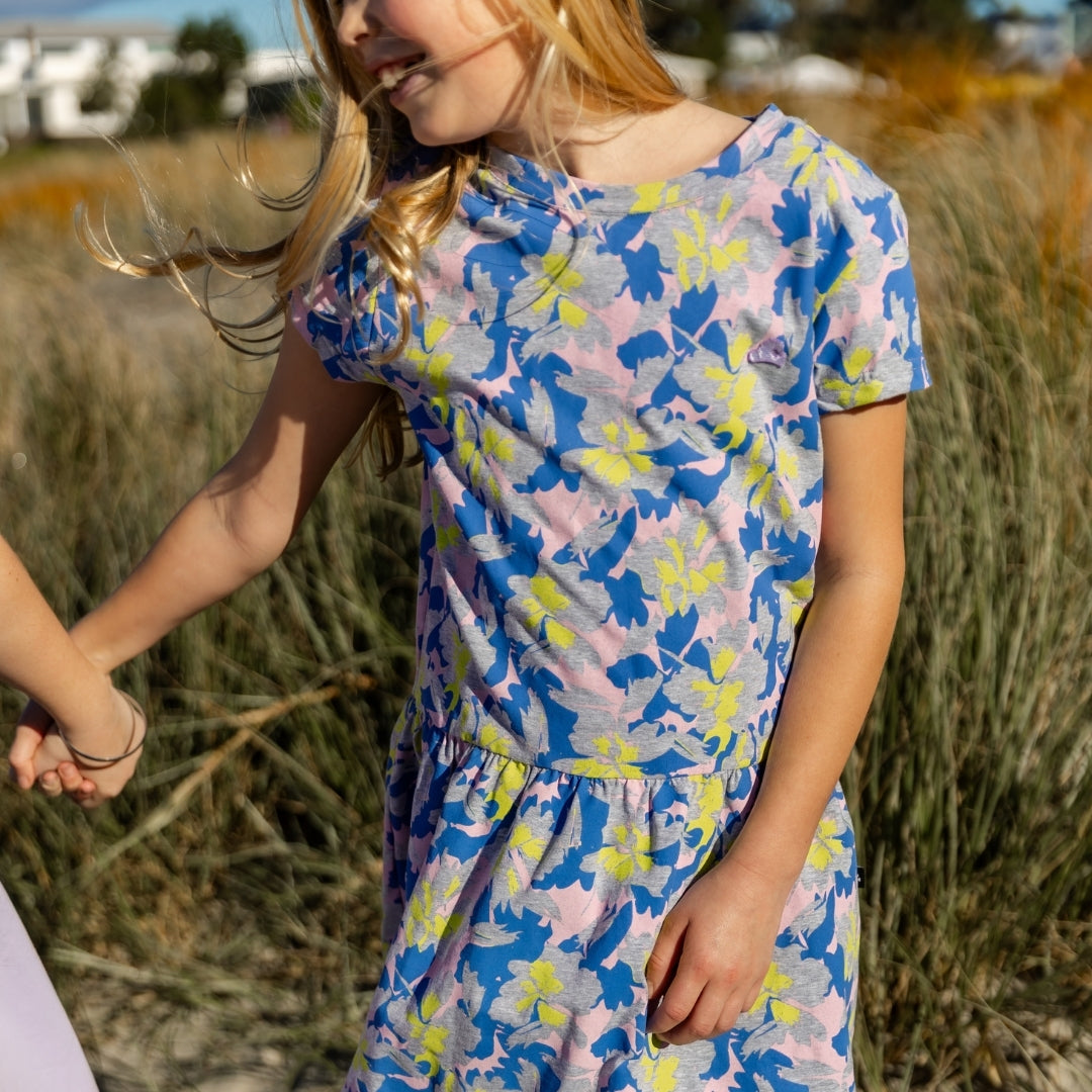 Hello Stranger Palma Dress Island Vibes Hawaii Print