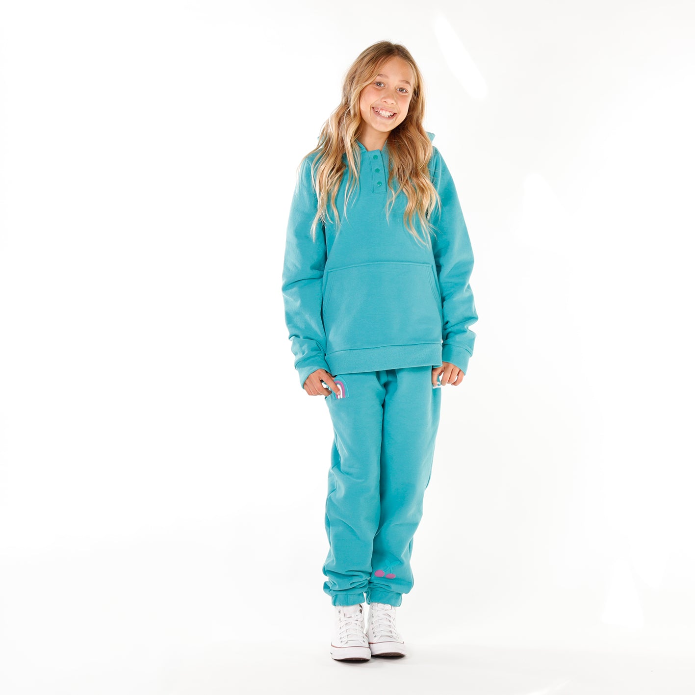 Hello Stranger Besties Isla Hood Seafoam