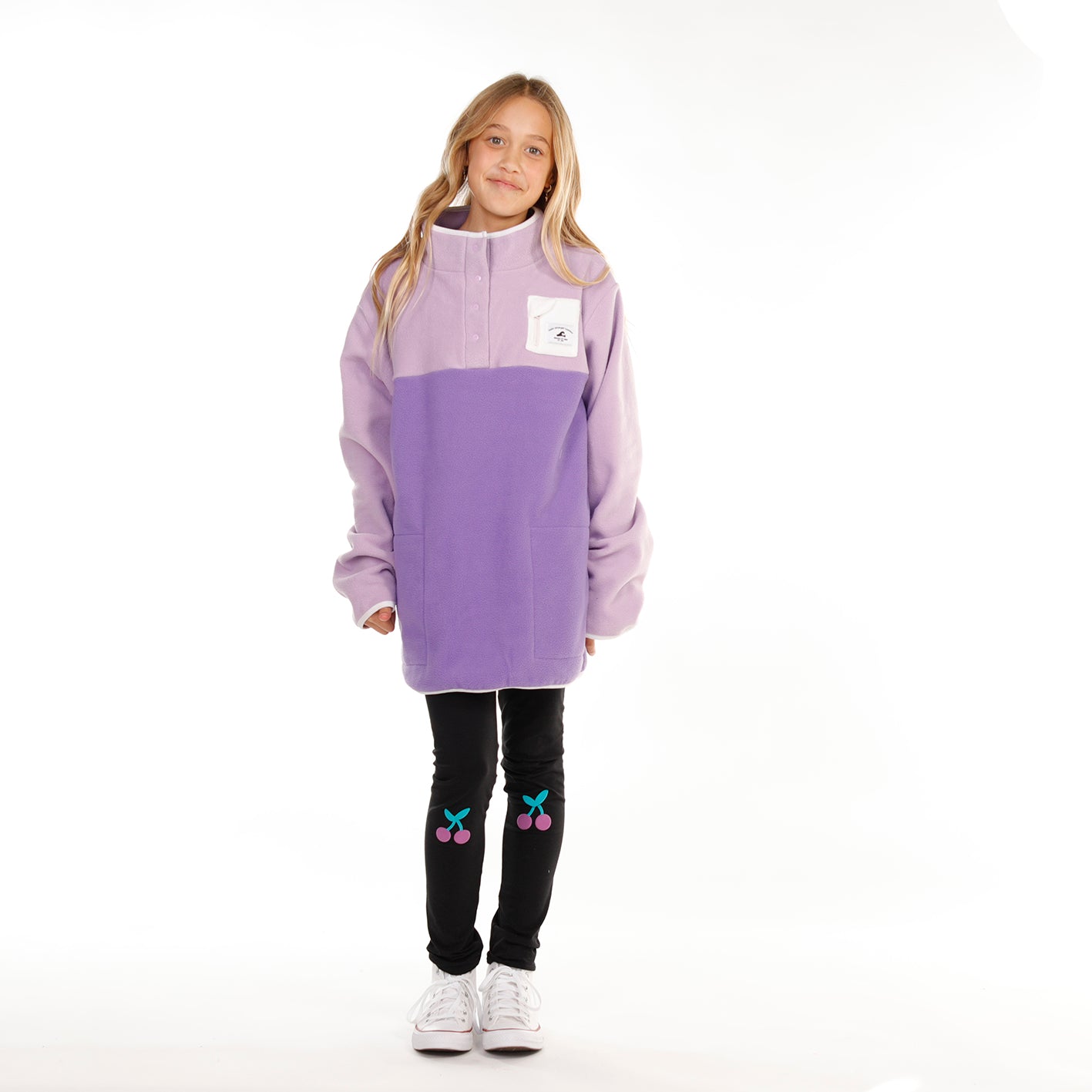 Hello Stranger Adventure Fleece Purple Purple