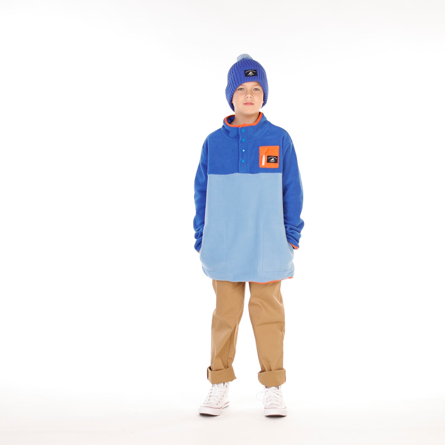 Hello Stranger Adventure Fleece Blue Blue