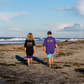 Hello Stranger Good Vibes Box Short Sleeve Tee Purple