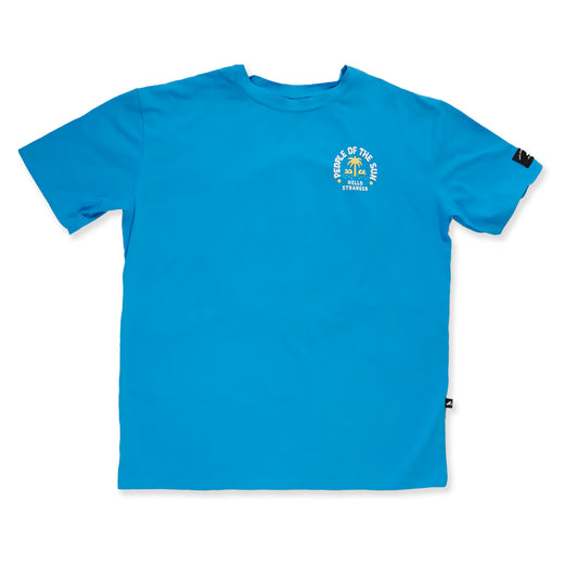 Hello Stranger People Of The Sun Box Tee Blue