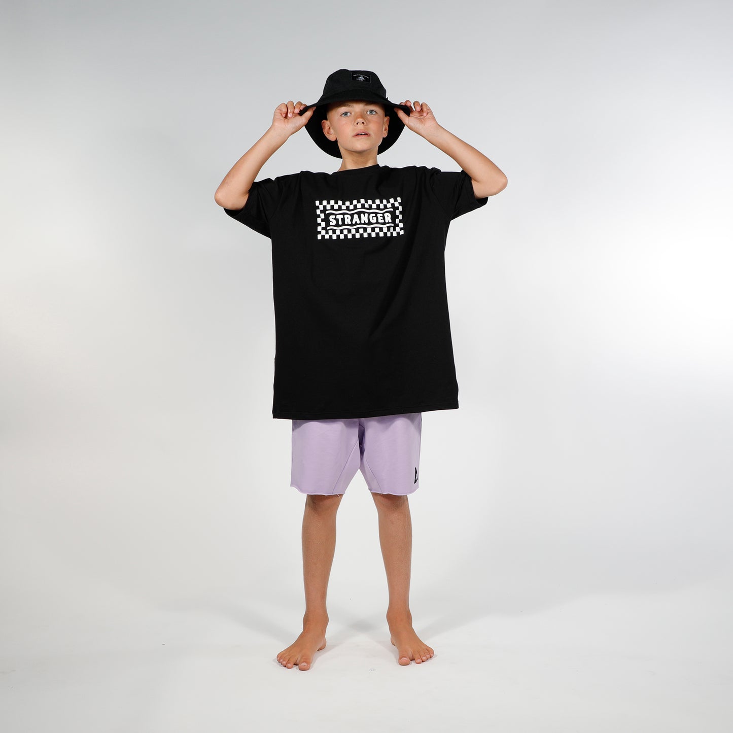 Hello Stranger Stranger Box Tee Black
