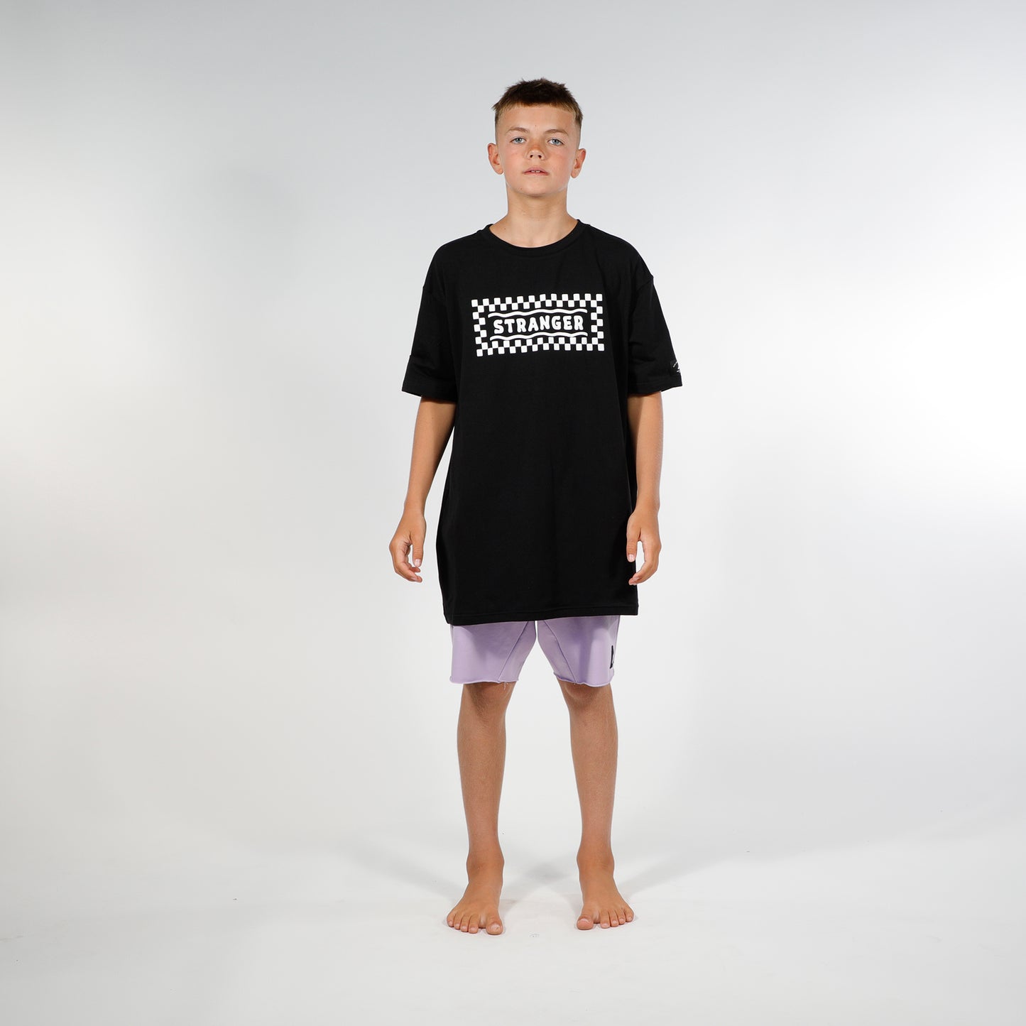 Hello Stranger Stranger Box Tee Black