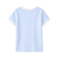 Milky Ice Blue Rib Tee