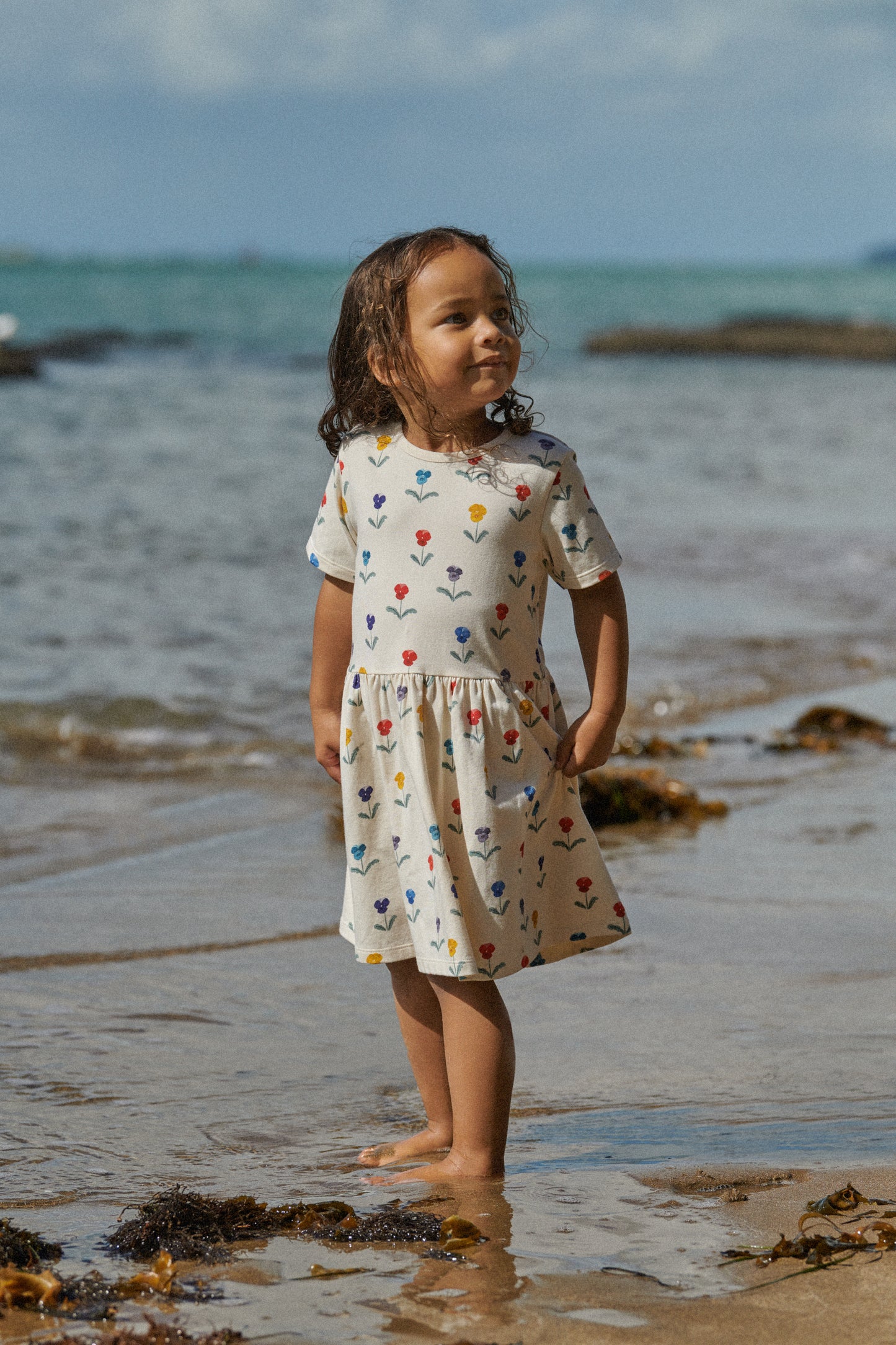 Nature Baby Saturday Dress Delphine Blooms Print