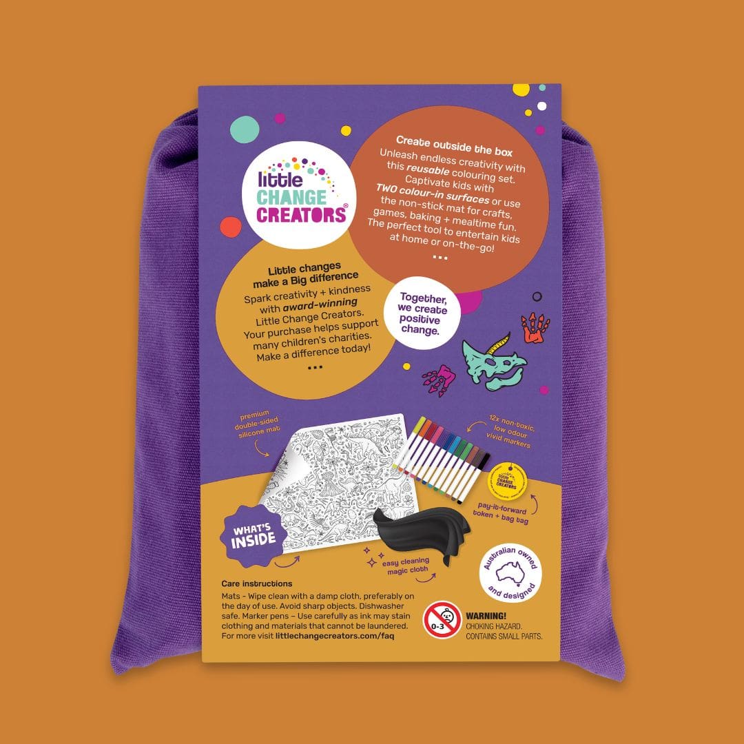Little Change Creators Re-FUN-Able Colouring Set Jurassic