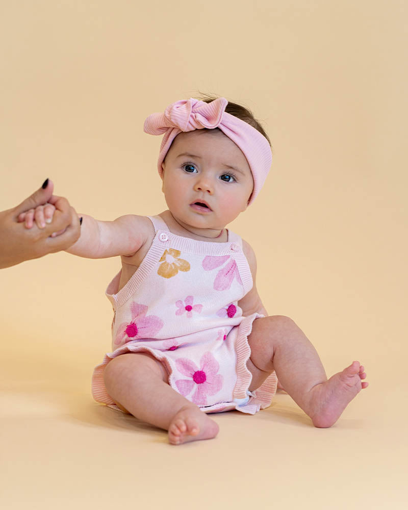 Minihaha Grow Wild Knitted Flower Bodysuit