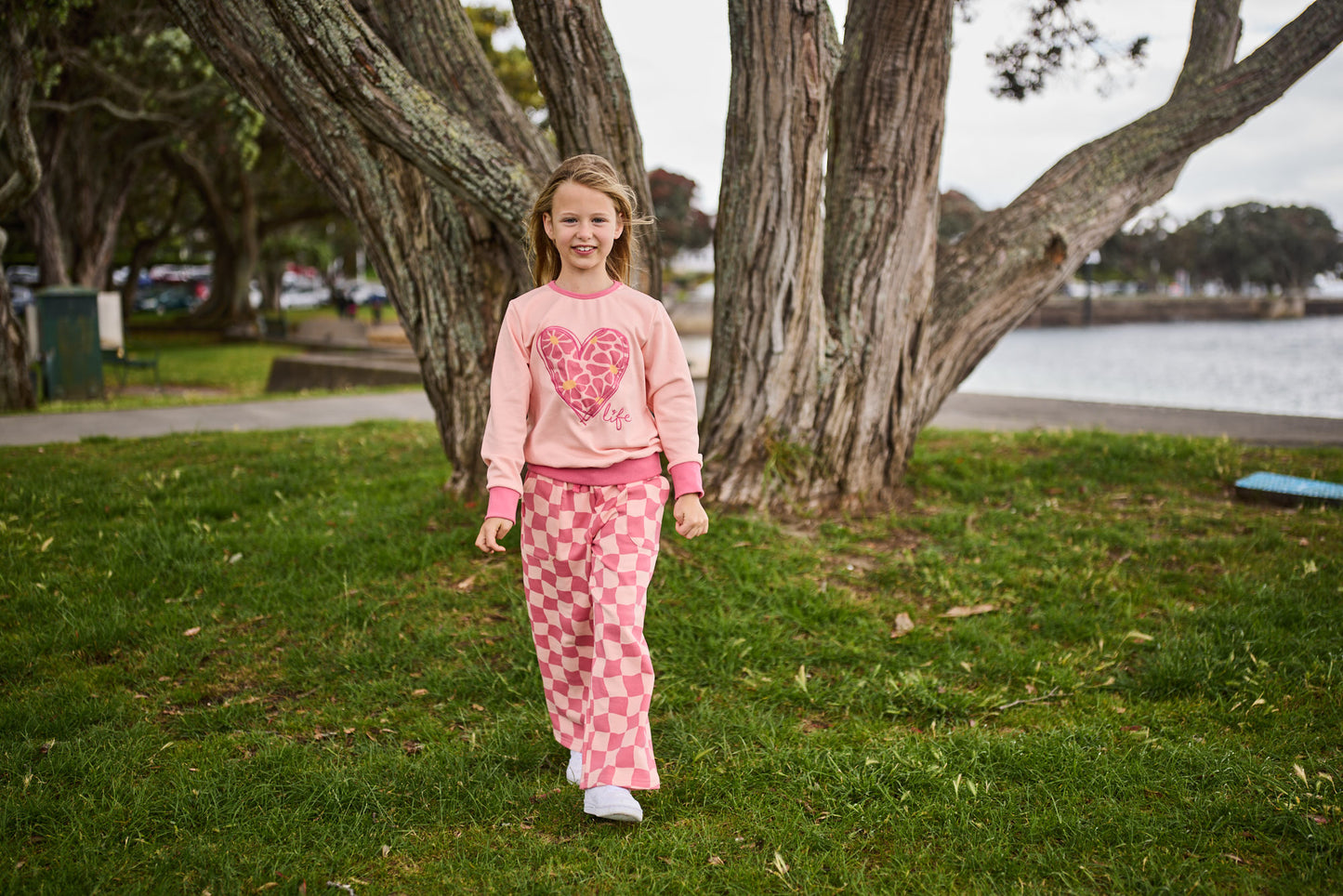 Radicool Chequerboard Wide Leg Pant