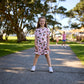 Kissed By Radicool Kids Floral Capybaras Frill Dress