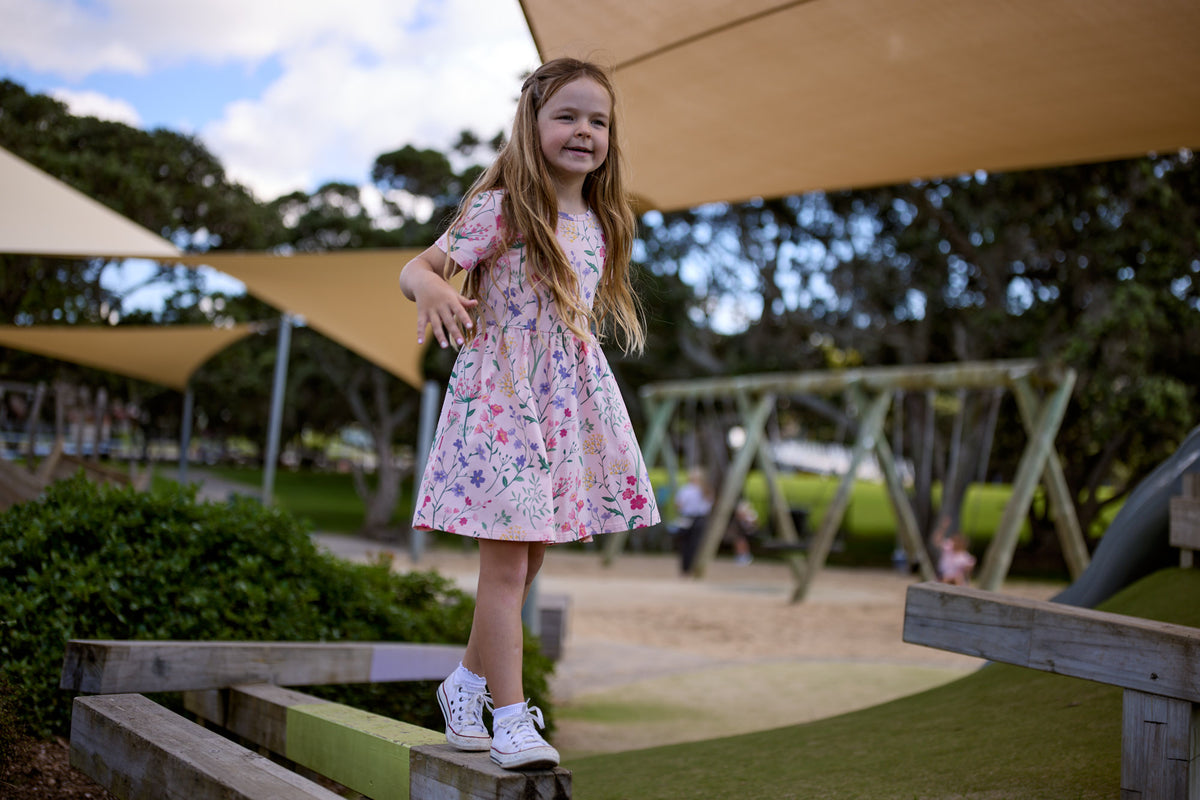 Kissed By Radicool Kids Wild Flowers Dress