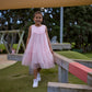 Kissed By Radicool Kids Sparkle Princess Dress Pale Apricot