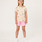 Radicool Flamingoes Tee Buttercream