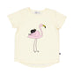 Radicool Flamingo & Friend Tee Buttercream
