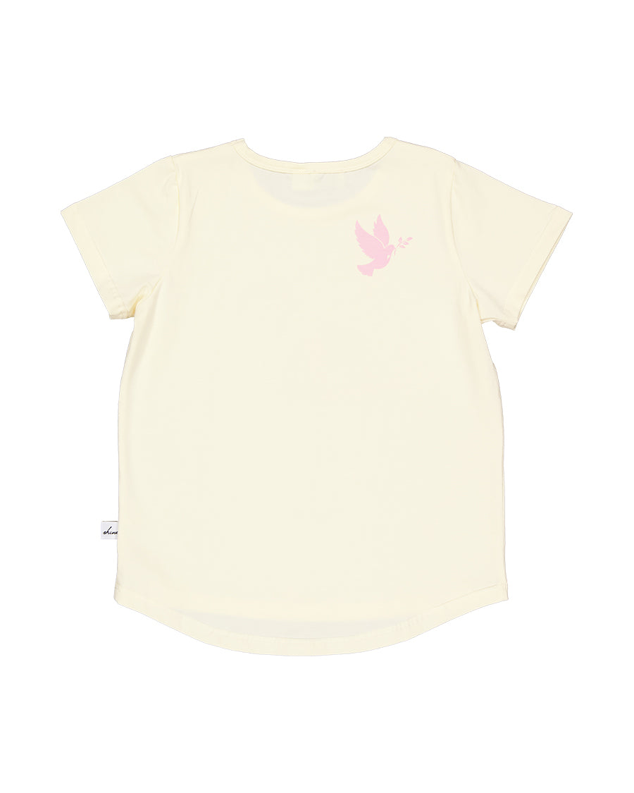 Radicool Flamingo & Friend Tee Buttercream