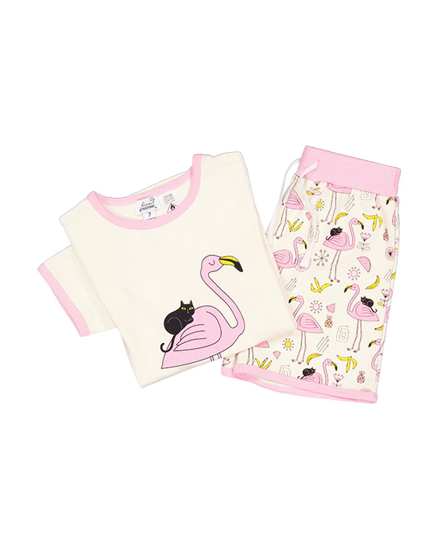 Radicool Flamingoes & Friends Pjs Buttercream