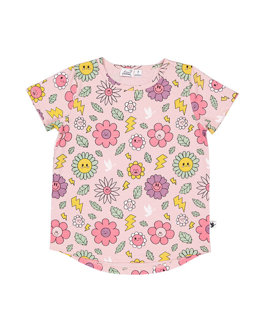 Radicool Smiley Flower Tee