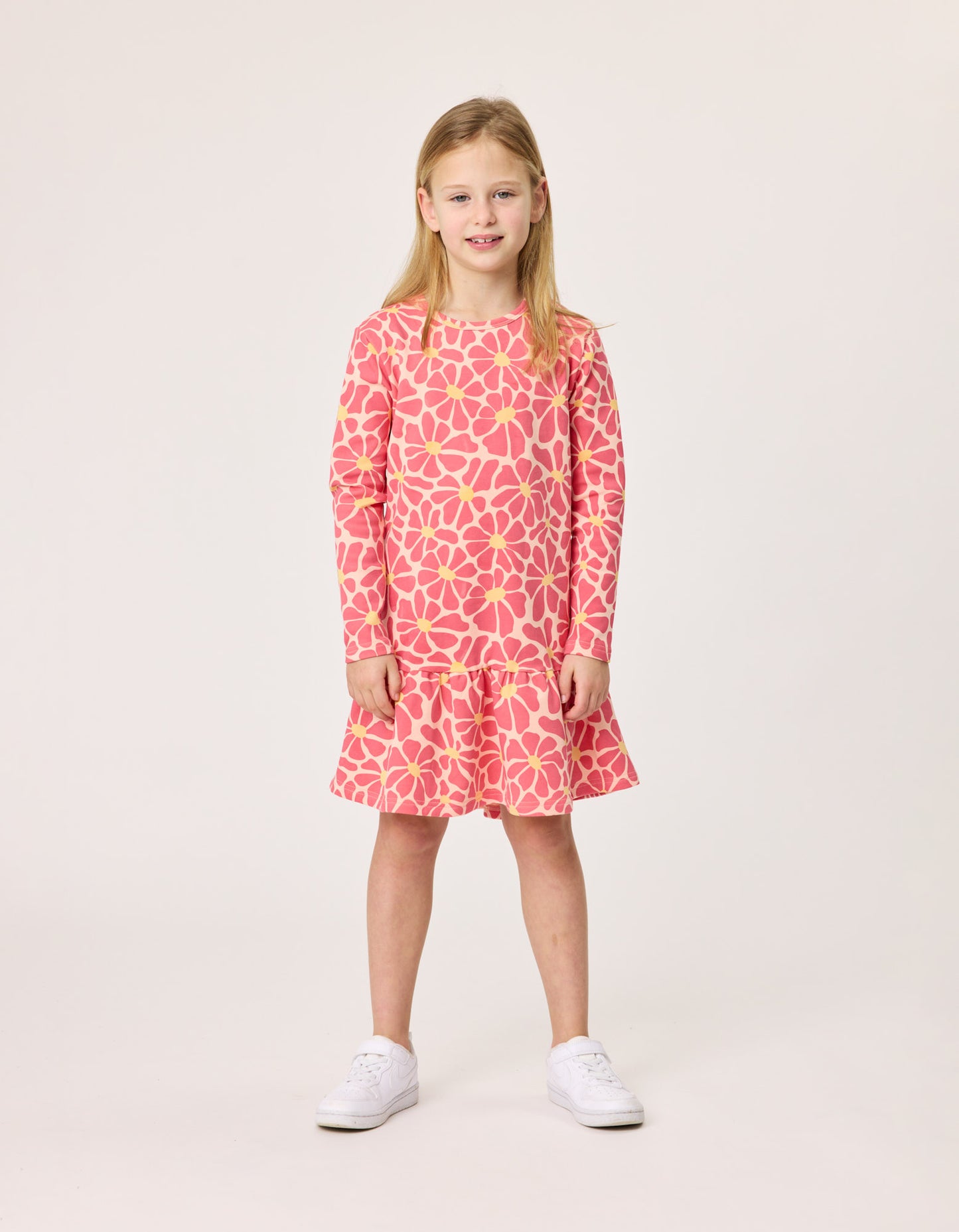 Radicool Groovy Floral Frill Dress