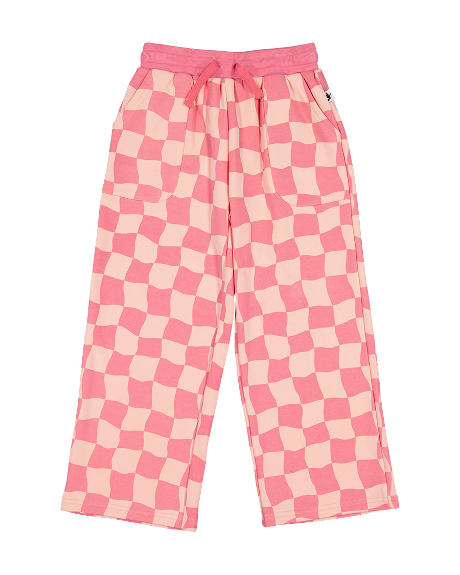 Radicool Chequerboard Wide Leg Pant