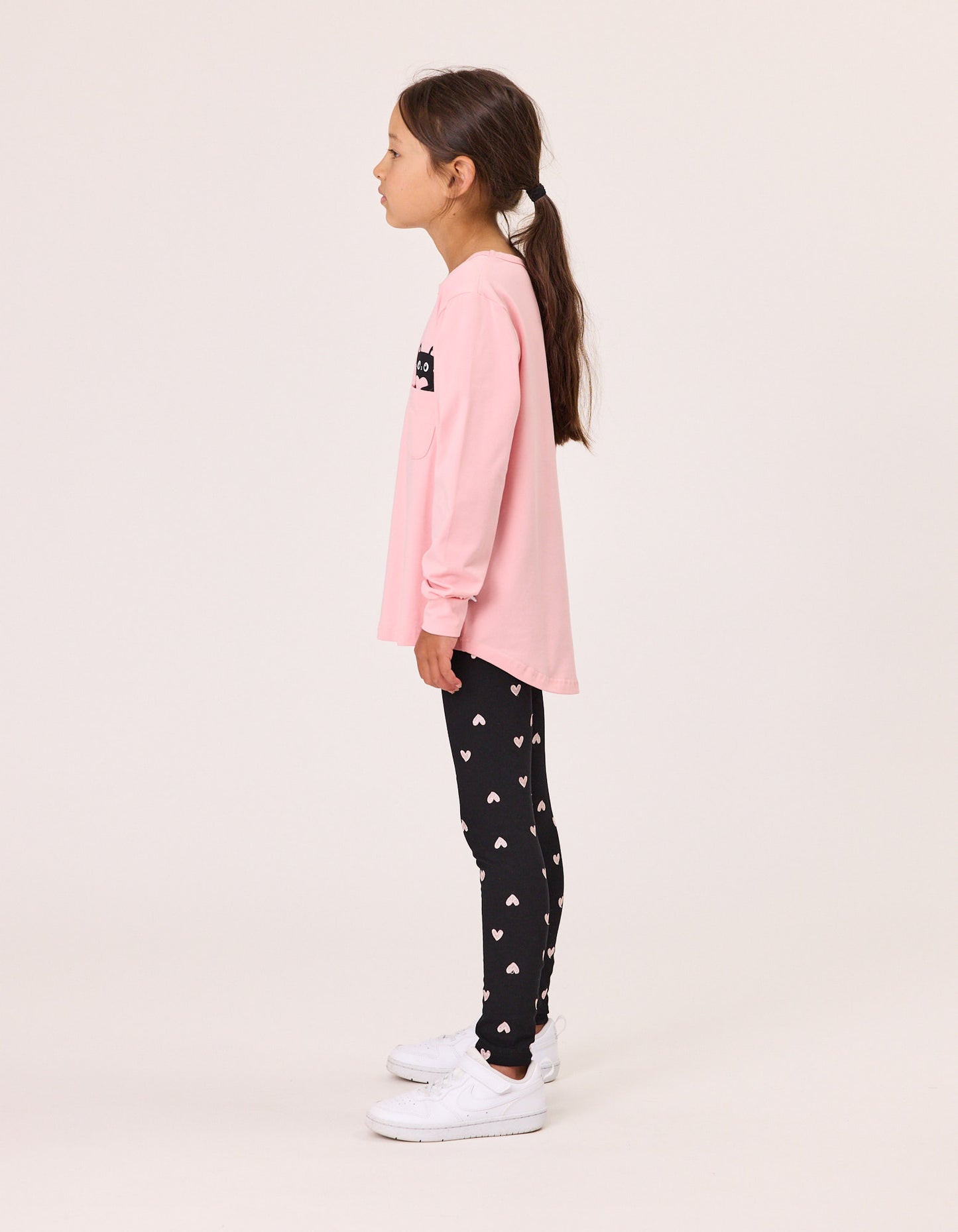 Radicool Love Cat Peekaboo Long Sleeve Tee