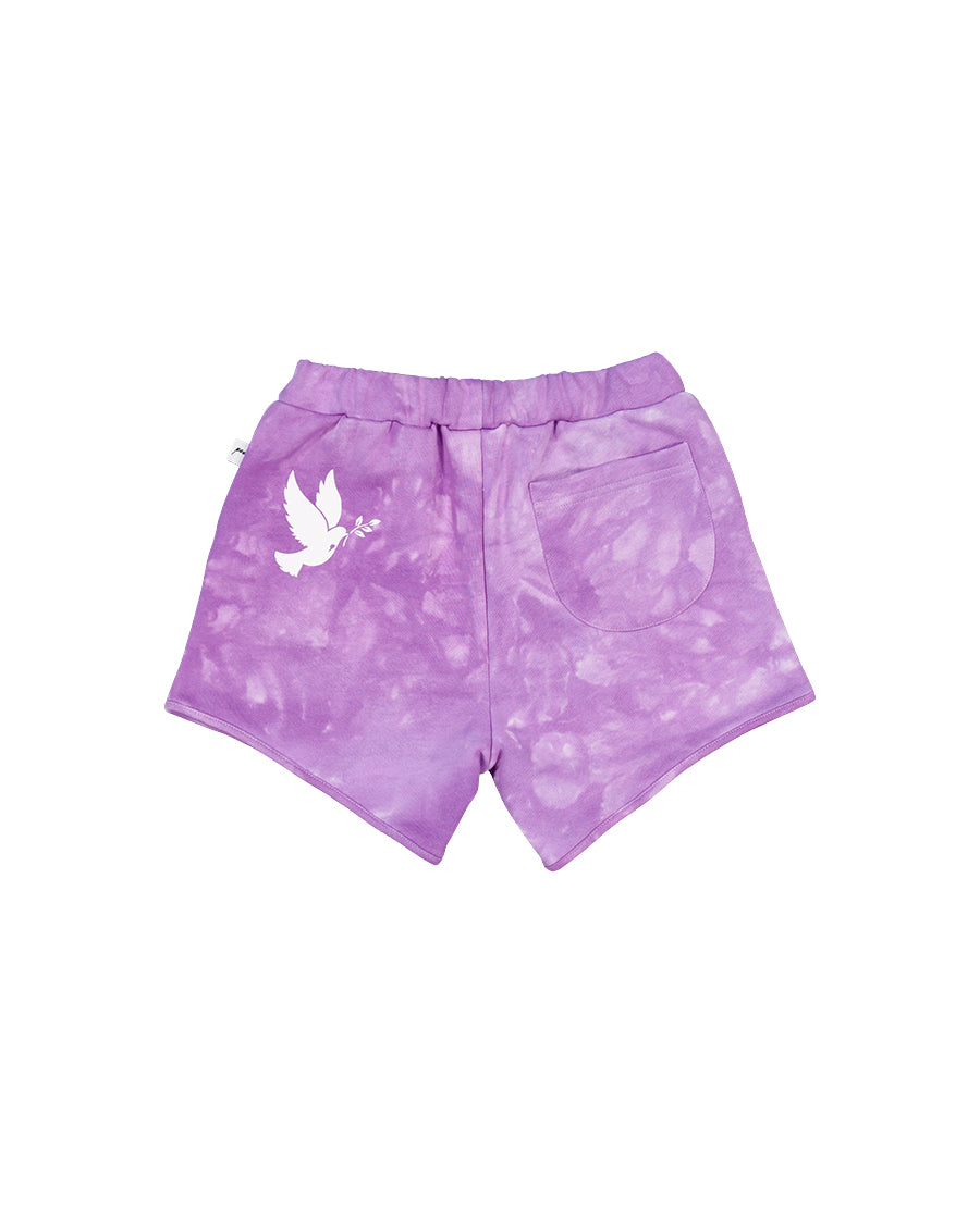 Kissed By Radicool Kids Amethyst Tie Dye Short