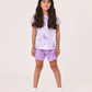 Kissed By Radicool Kids Amethyst Tie Dye Short