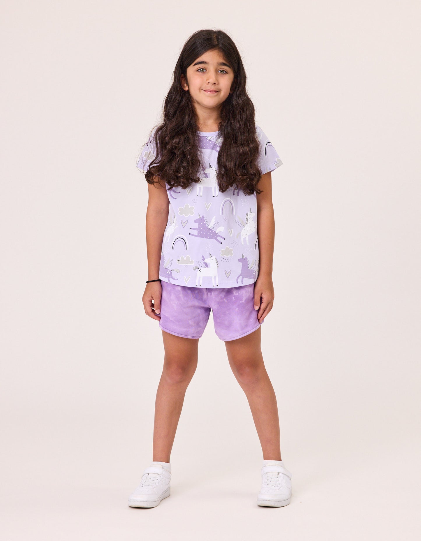 Kissed By Radicool Kids Amethyst Tie Dye Short