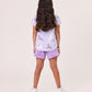 Kissed By Radicool Kids Amethyst Tie Dye Short