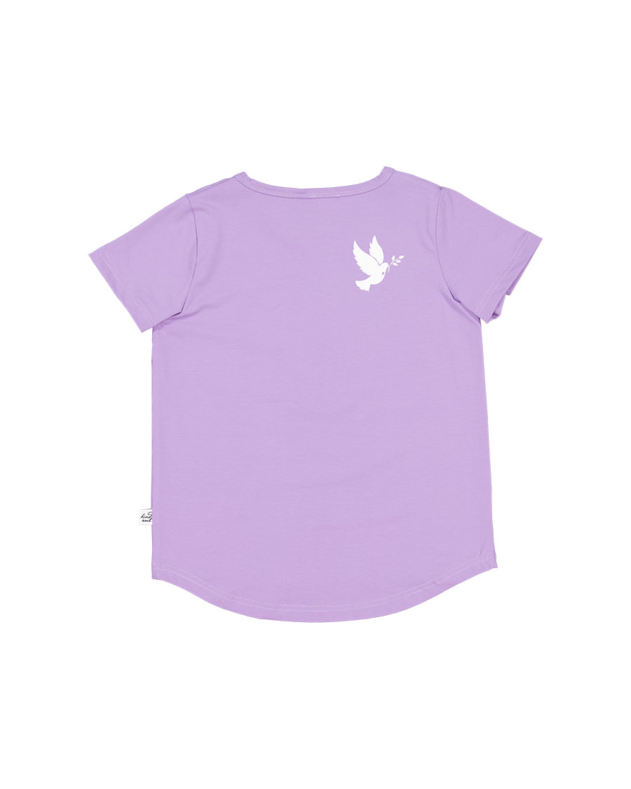 Kissed By Radicool Kids Unicorn Love Short Sleeve Tee