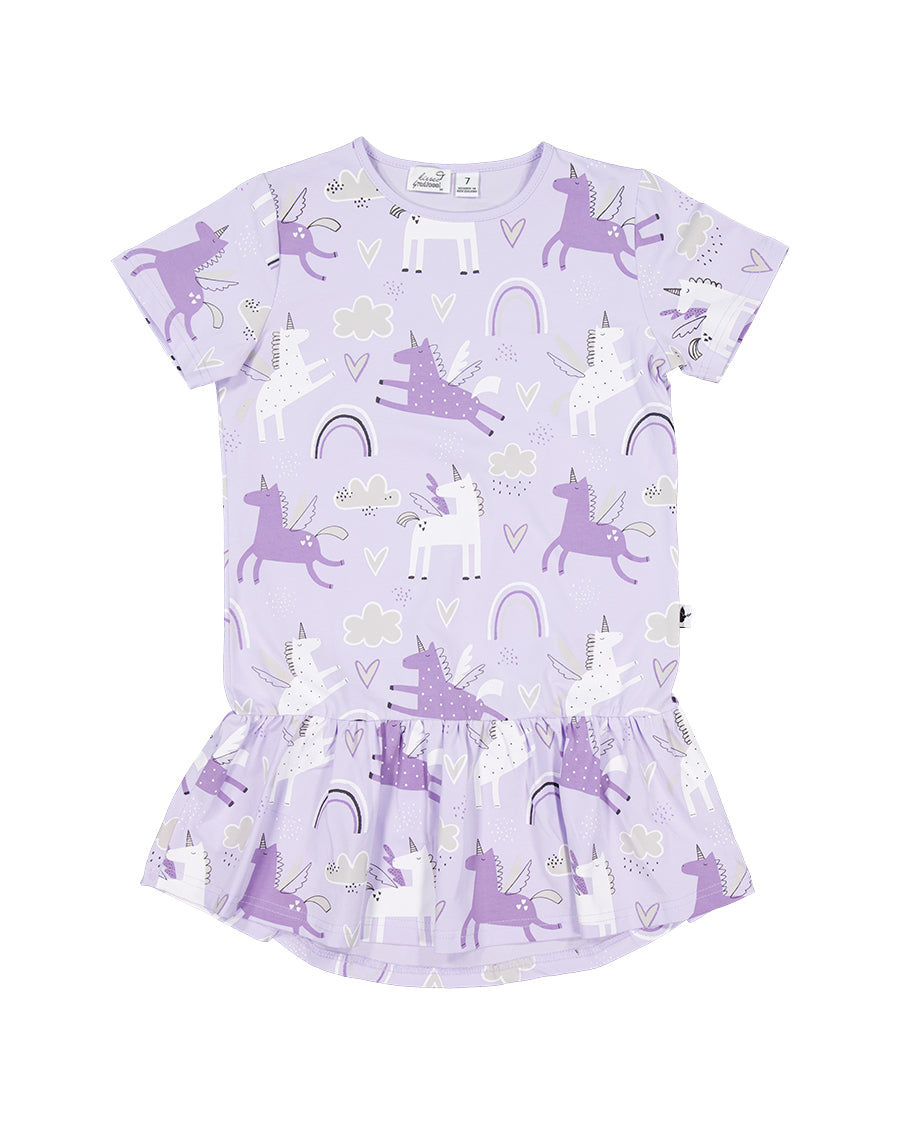 Kissed By Radicool Kids Magical Unicorns Frill Dress