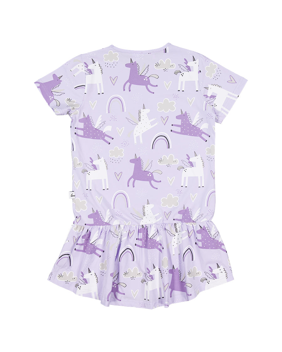 Kissed By Radicool Kids Magical Unicorns Frill Dress