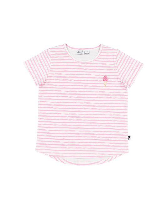 Kissed By Radicool Kids Whippy Stripe Tee