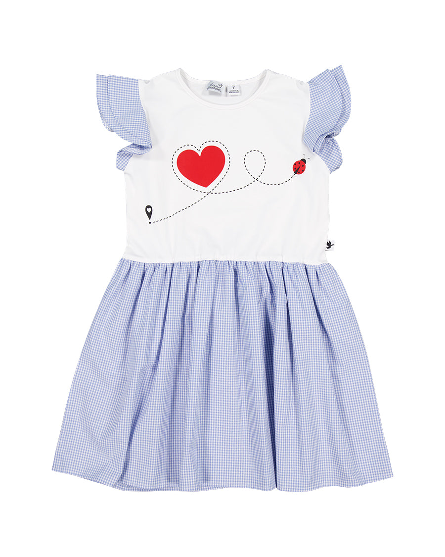 Kissed By Radicool Kids Ladybird Twirl Dress