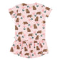 Kissed By Radicool Kids Floral Capybaras Frill Dress