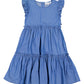 Kissed By Radicool Kids Jasmine Dress in Chambray