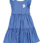 Kissed By Radicool Kids Jasmine Dress in Chambray