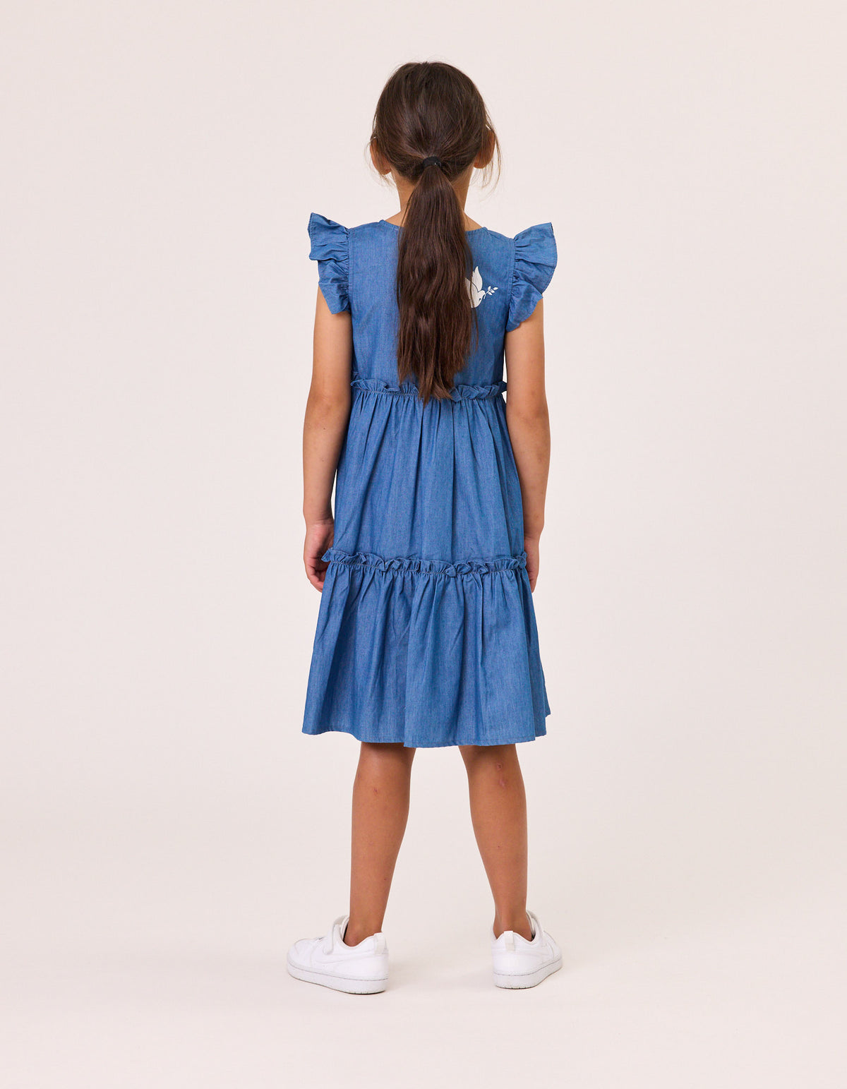 Kissed By Radicool Kids Jasmine Dress in Chambray