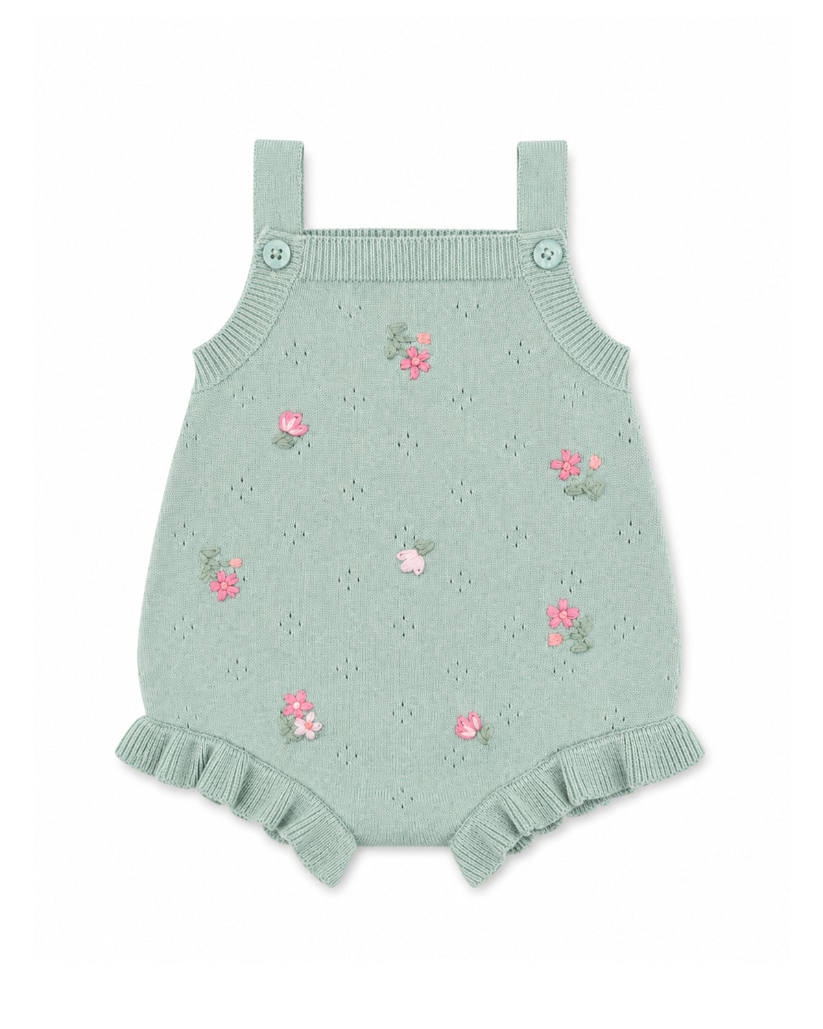 Minihaha Chelsea Hand Embroidered Knit Bodysuit