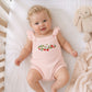 Minihaha Poppy Hand Embroidered Knit Bodysuit